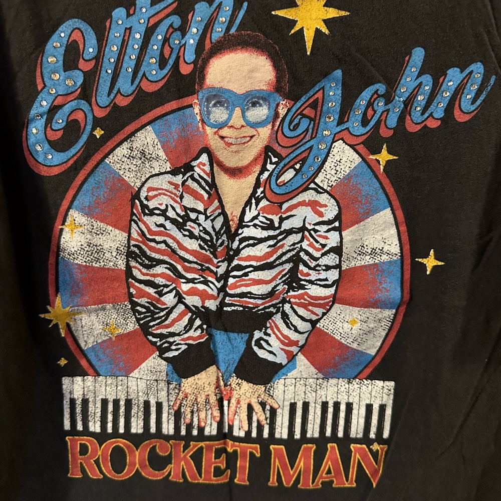 Elton John Rocket Man Graphic Tee